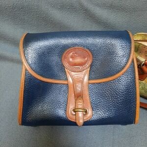 Booney & Bourke Blue and Tan Leather